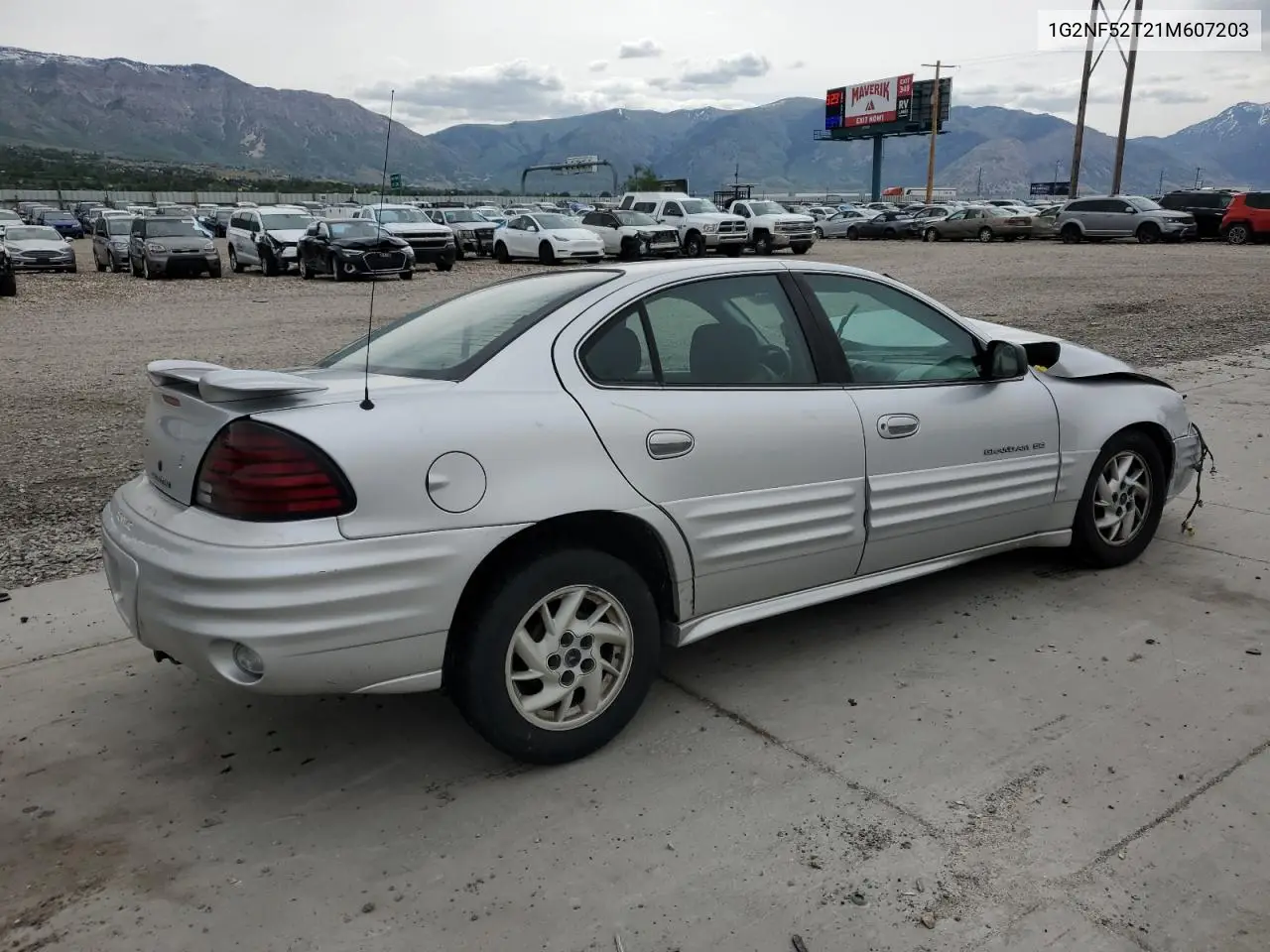 2001 Pontiac Grand Am Se1 VIN: 1G2NF52T21M607203 Lot: 57080645