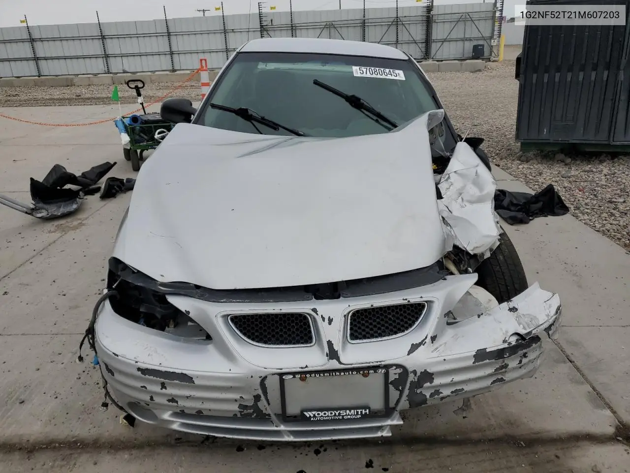 2001 Pontiac Grand Am Se1 VIN: 1G2NF52T21M607203 Lot: 57080645