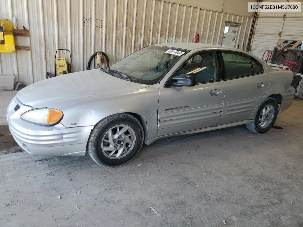 2001 Pontiac Grand Am Se1 VIN: 1G2NF52E81M567680 Lot: 66610944