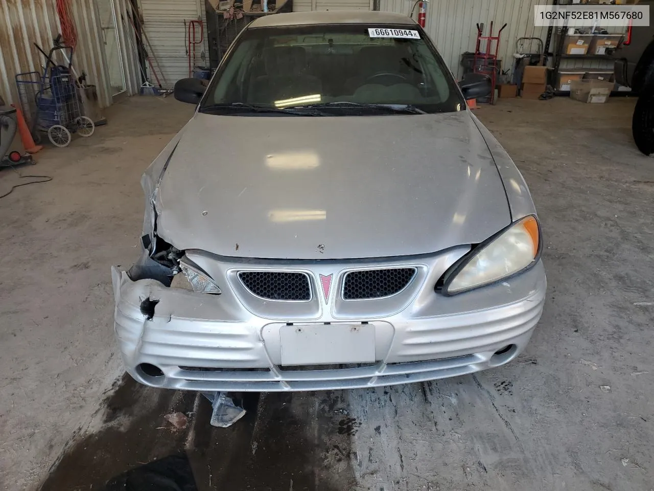 2001 Pontiac Grand Am Se1 VIN: 1G2NF52E81M567680 Lot: 66610944