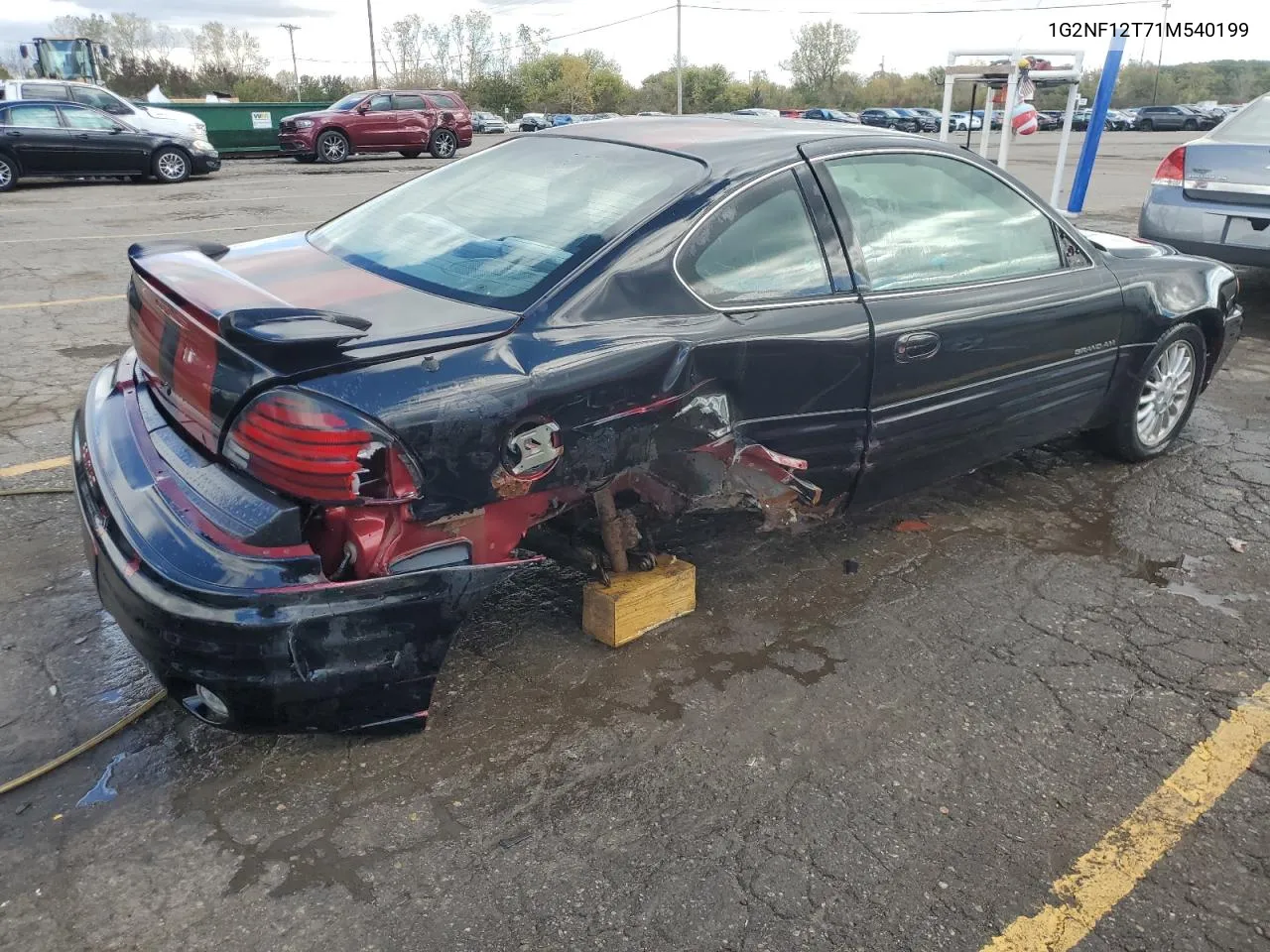 2001 Pontiac Grand Am Se1 VIN: 1G2NF12T71M540199 Lot: 75995064
