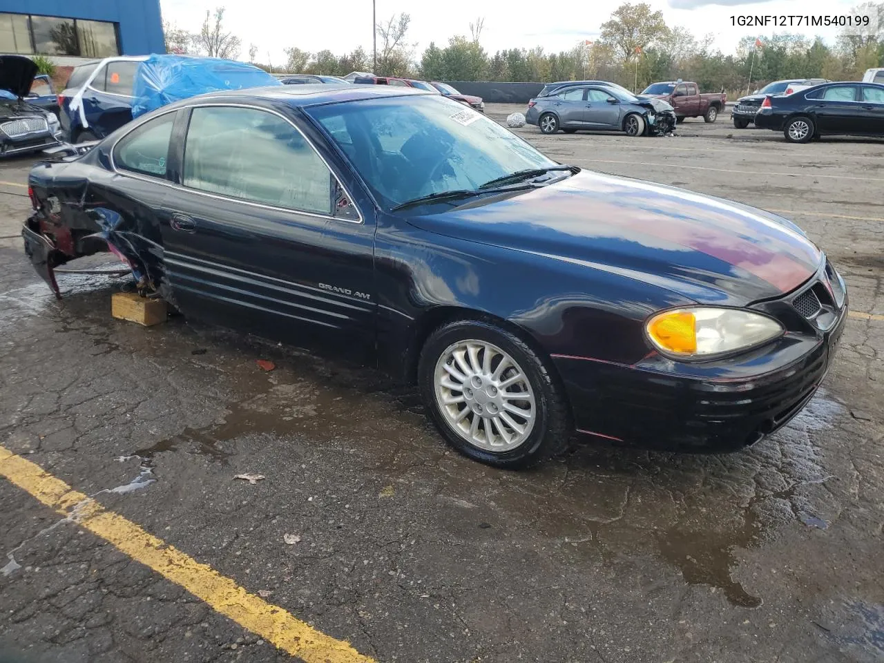 2001 Pontiac Grand Am Se1 VIN: 1G2NF12T71M540199 Lot: 75995064