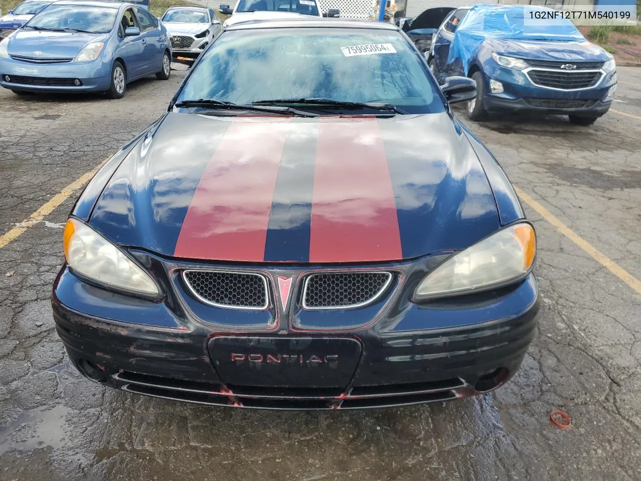 2001 Pontiac Grand Am Se1 VIN: 1G2NF12T71M540199 Lot: 75995064