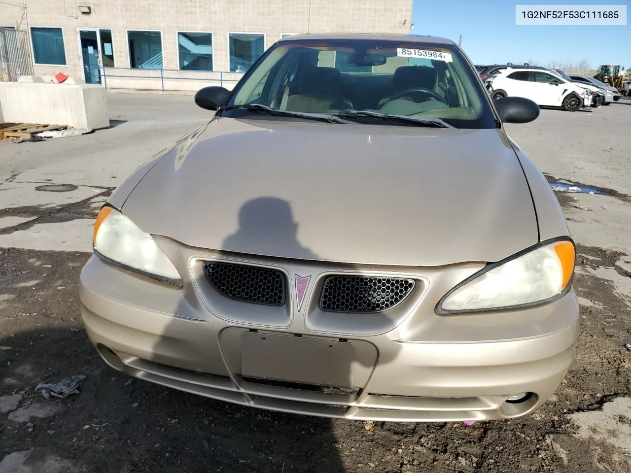 2003 Pontiac Grand Am Se1 VIN: 1G2NF52F53C111685 Lot: 85153984