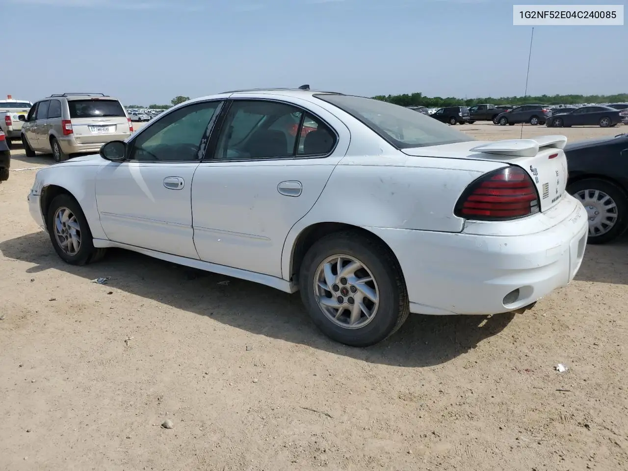 2004 Pontiac Grand Am Se1 VIN: 1G2NF52E04C240085 Lot: 51698955