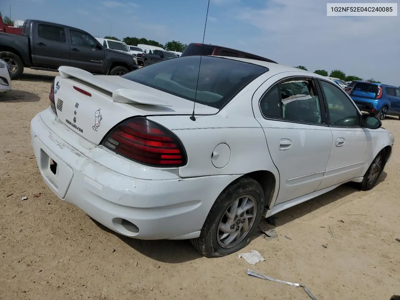 2004 Pontiac Grand Am Se1 VIN: 1G2NF52E04C240085 Lot: 51698955
