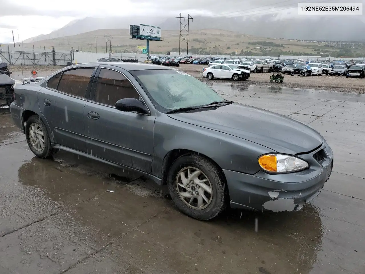 2005 Pontiac Grand Am Se VIN: 1G2NE52E35M206494 Lot: 56397685