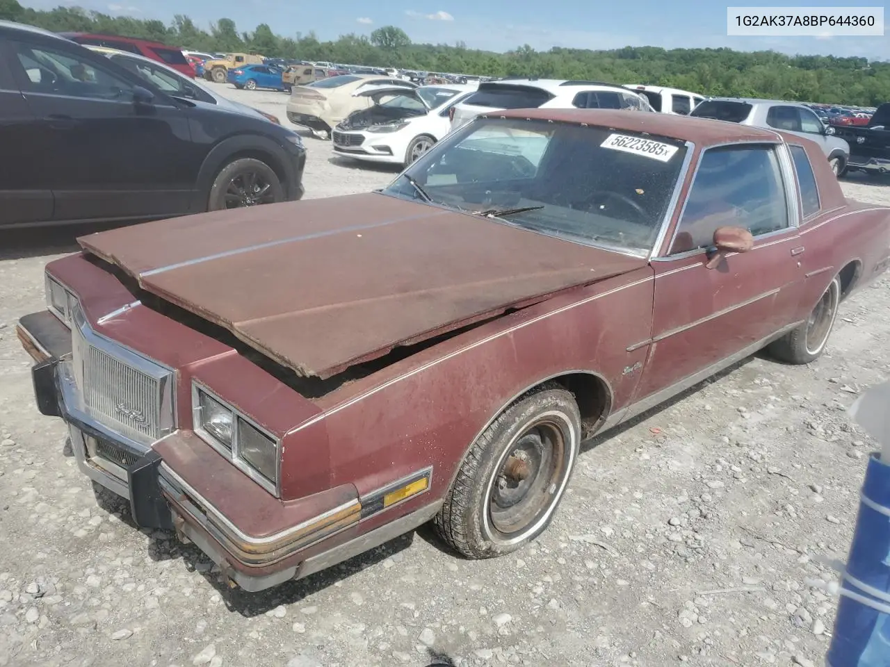 1981 Pontiac Grand Prix Lj VIN: 1G2AK37A8BP644360 Lot: 56223585
