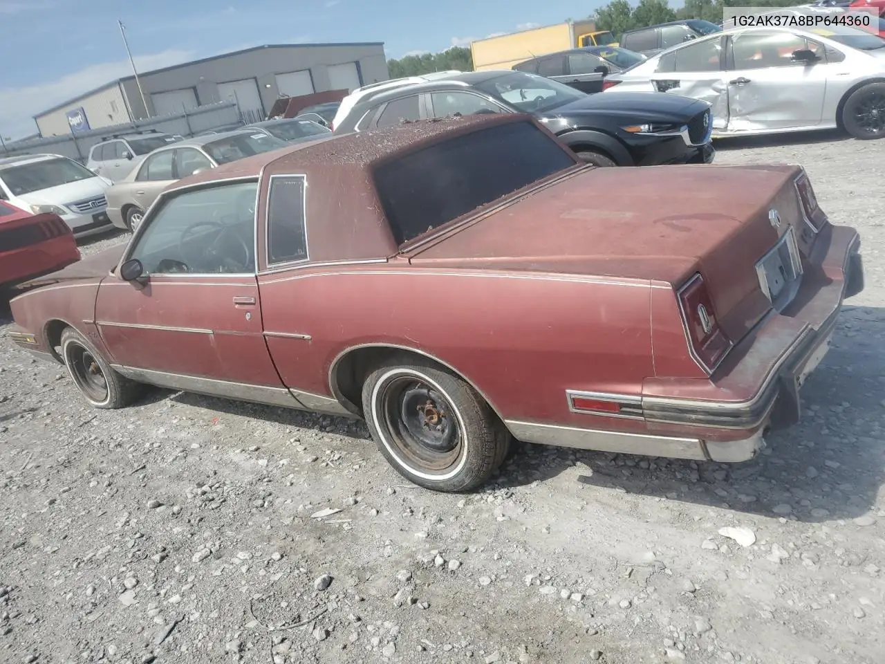 1981 Pontiac Grand Prix Lj VIN: 1G2AK37A8BP644360 Lot: 56223585