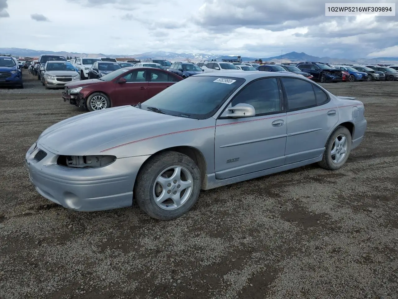 1998 Pontiac Grand Prix Gtp VIN: 1G2WP5216WF309894 Lot: 50829665