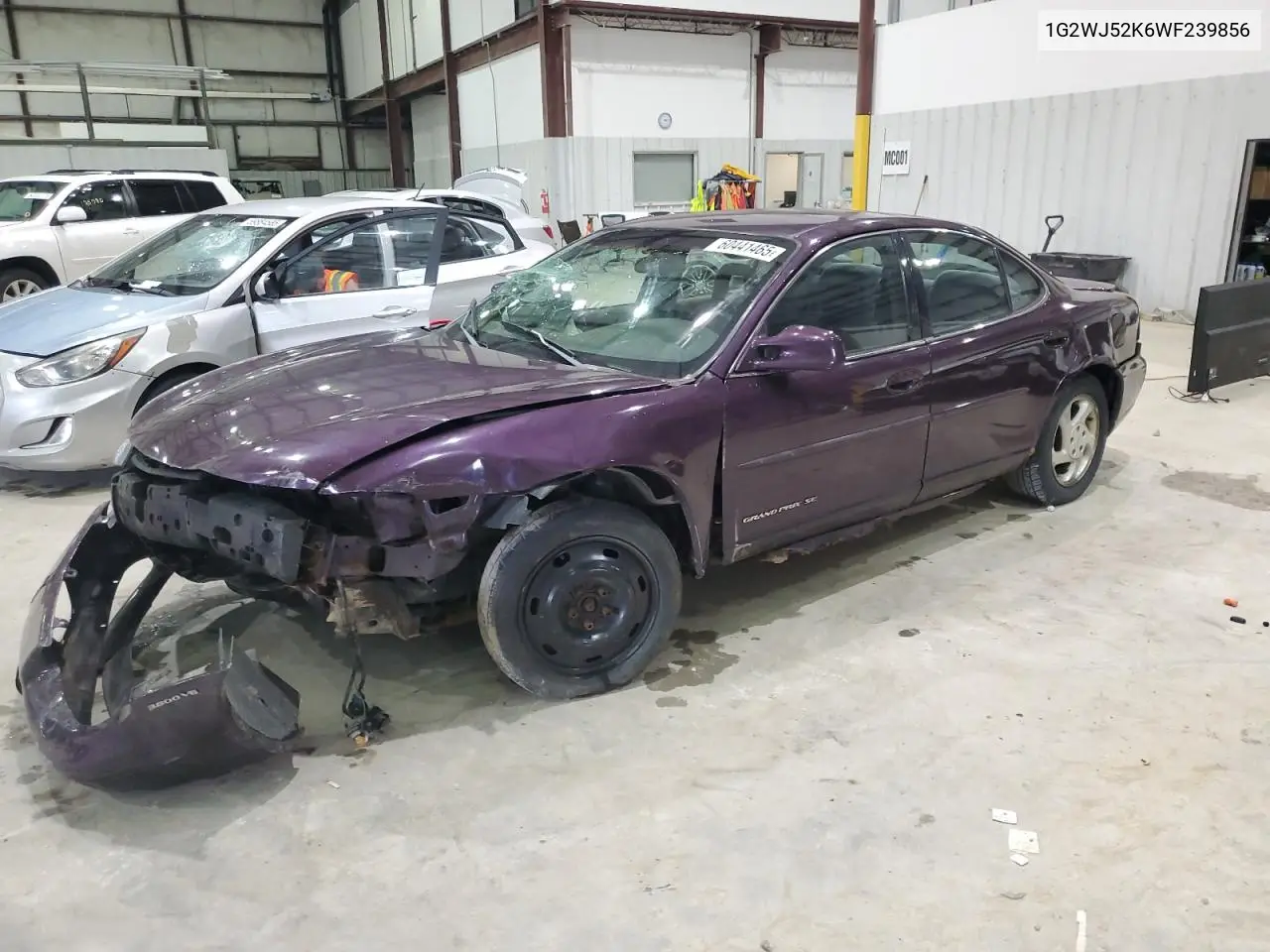 1998 Pontiac Grand Prix Se VIN: 1G2WJ52K6WF239856 Lot: 60441465