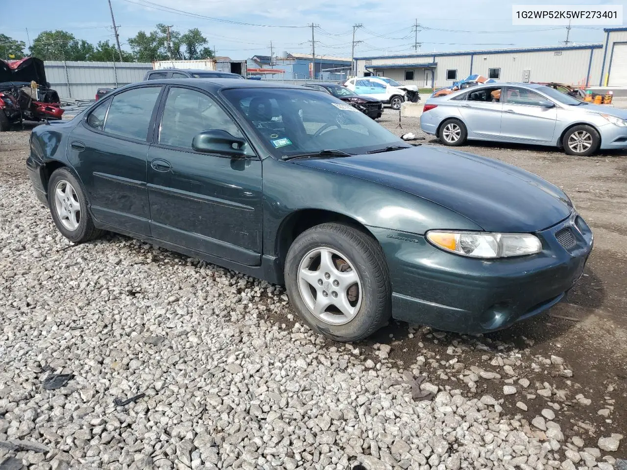 1998 Pontiac Grand Prix Gt VIN: 1G2WP52K5WF273401 Lot: 62217825