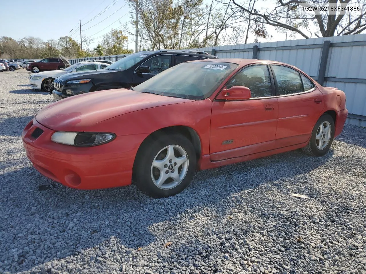 1999 Pontiac Grand Prix Gtp VIN: 1G2WR5218XF341886 Lot: 75288654
