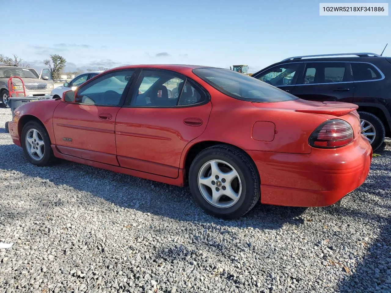 1999 Pontiac Grand Prix Gtp VIN: 1G2WR5218XF341886 Lot: 75288654