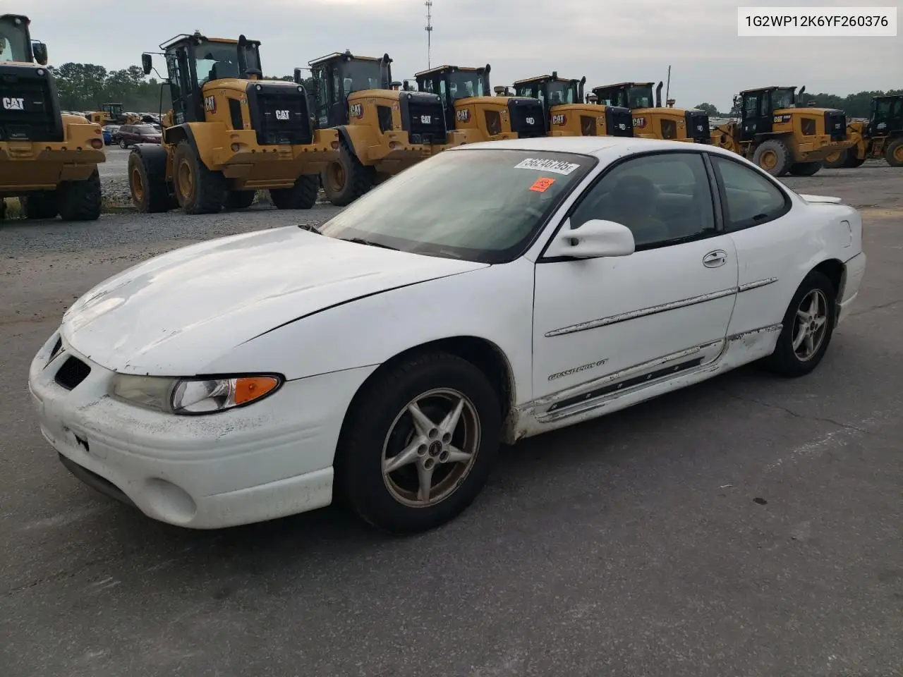 2000 Pontiac Grand Prix Gt VIN: 1G2WP12K6YF260376 Lot: 56246795