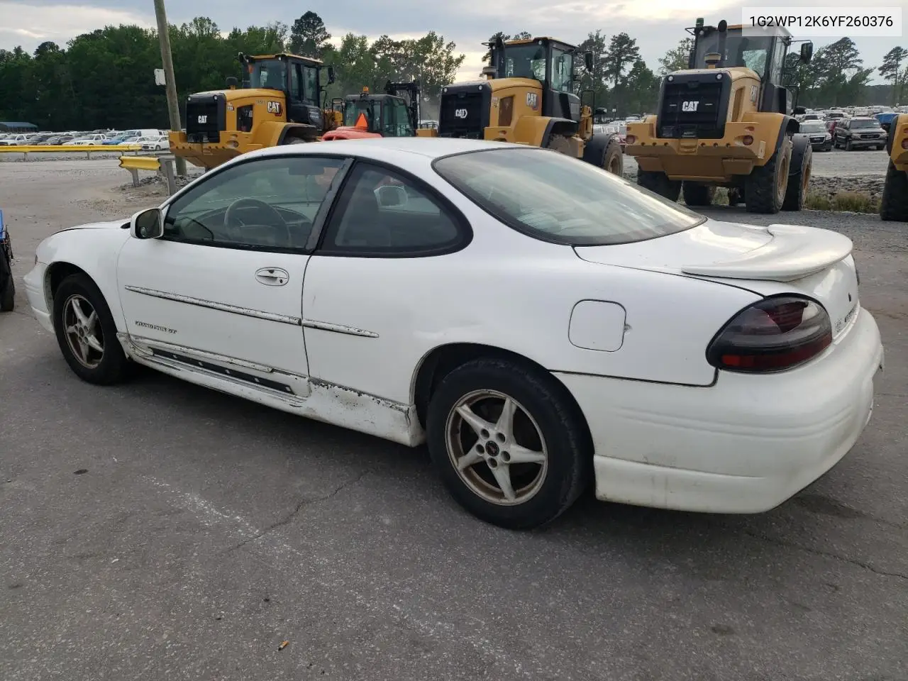 2000 Pontiac Grand Prix Gt VIN: 1G2WP12K6YF260376 Lot: 56246795