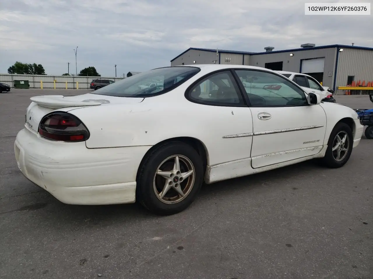 2000 Pontiac Grand Prix Gt VIN: 1G2WP12K6YF260376 Lot: 56246795