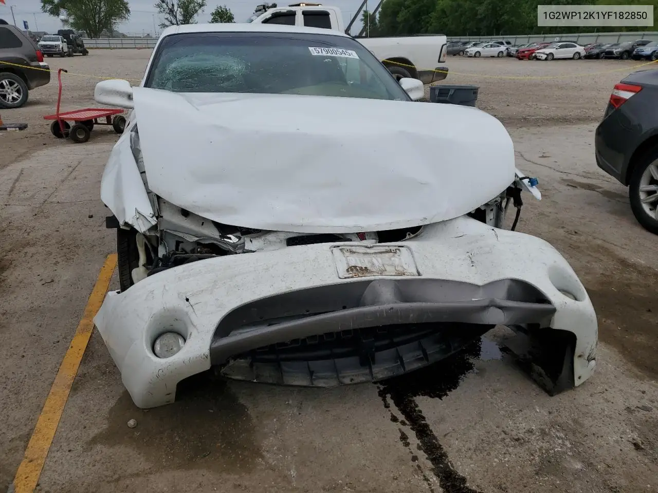 2000 Pontiac Grand Prix Gt VIN: 1G2WP12K1YF182850 Lot: 57900545