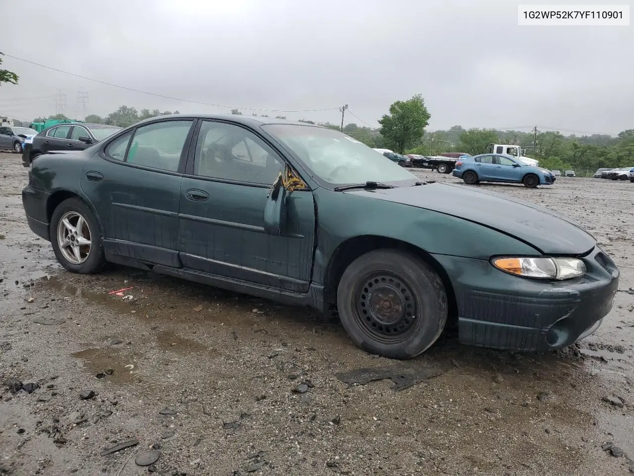 2000 Pontiac Grand Prix Gt VIN: 1G2WP52K7YF110901 Lot: 58192955