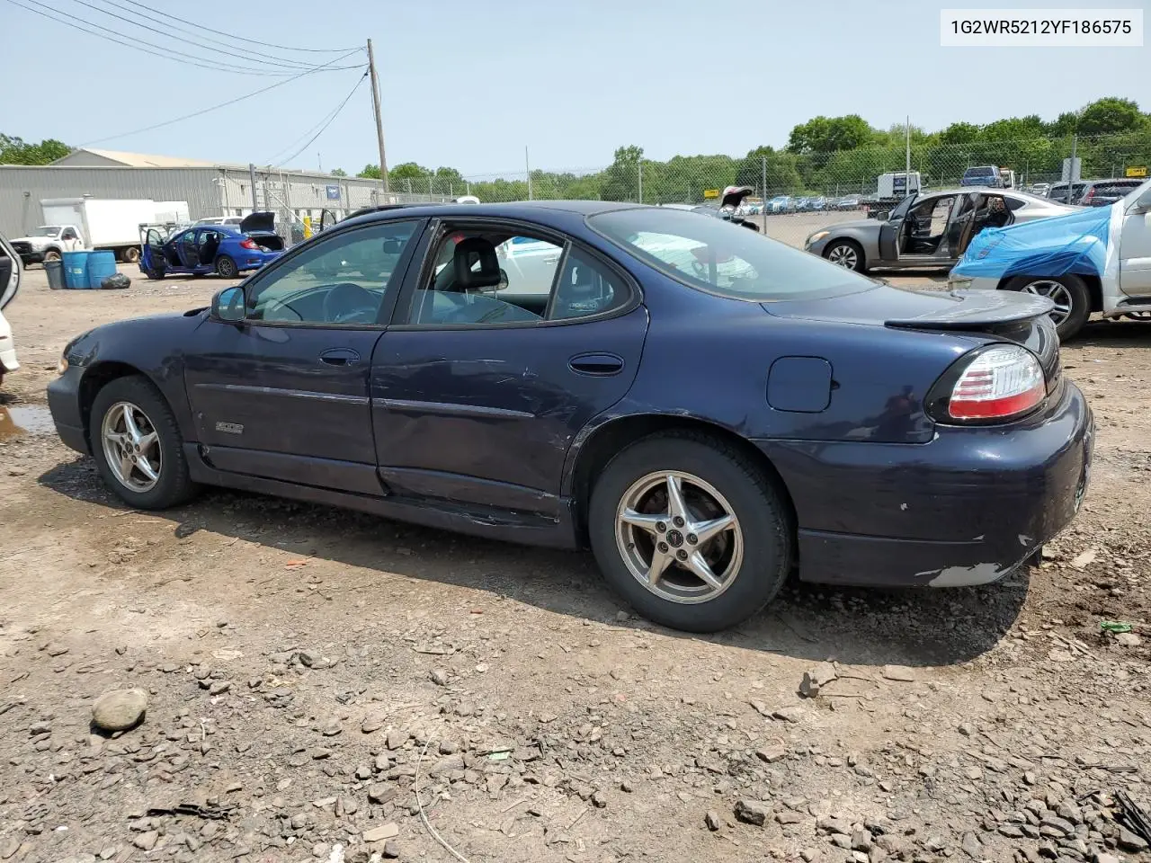 2000 Pontiac Grand Prix Gtp VIN: 1G2WR5212YF186575 Lot: 59260065