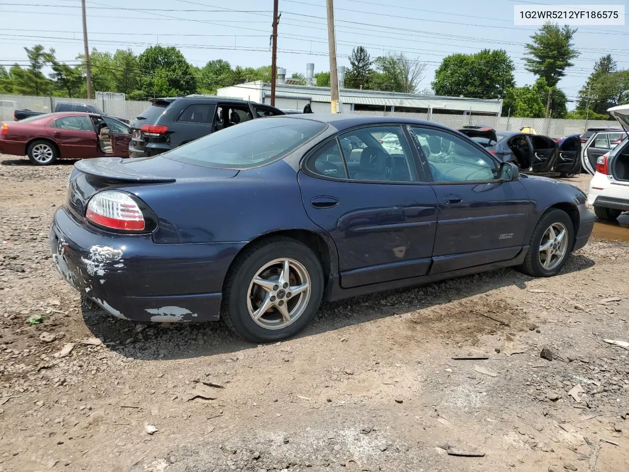 2000 Pontiac Grand Prix Gtp VIN: 1G2WR5212YF186575 Lot: 59260065