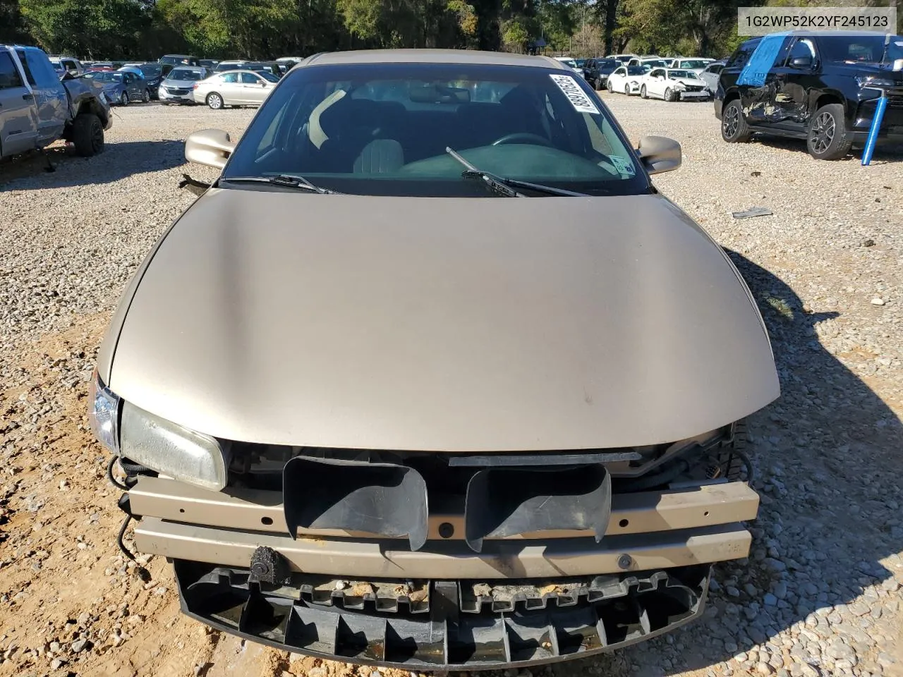 2000 Pontiac Grand Prix Gt VIN: 1G2WP52K2YF245123 Lot: 88970525
