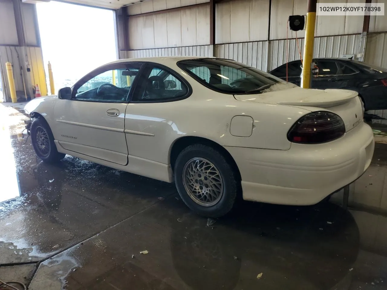2000 Pontiac Grand Prix Gt VIN: 1G2WP12K0YF178398 Lot: 89266255