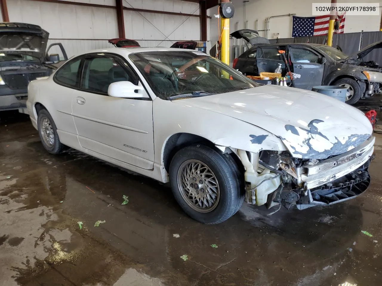2000 Pontiac Grand Prix Gt VIN: 1G2WP12K0YF178398 Lot: 89266255