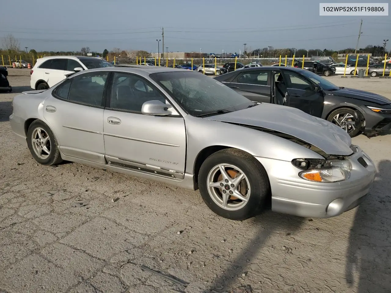 2001 Pontiac Grand Prix Gt VIN: 1G2WP52K51F198806 Lot: 53345075