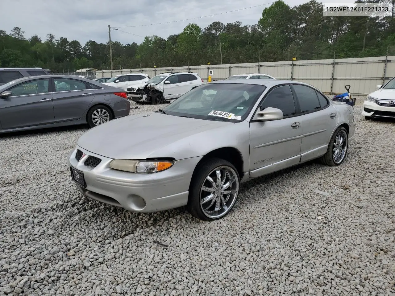 2001 Pontiac Grand Prix Gt VIN: 1G2WP52K61F221333 Lot: 54084395