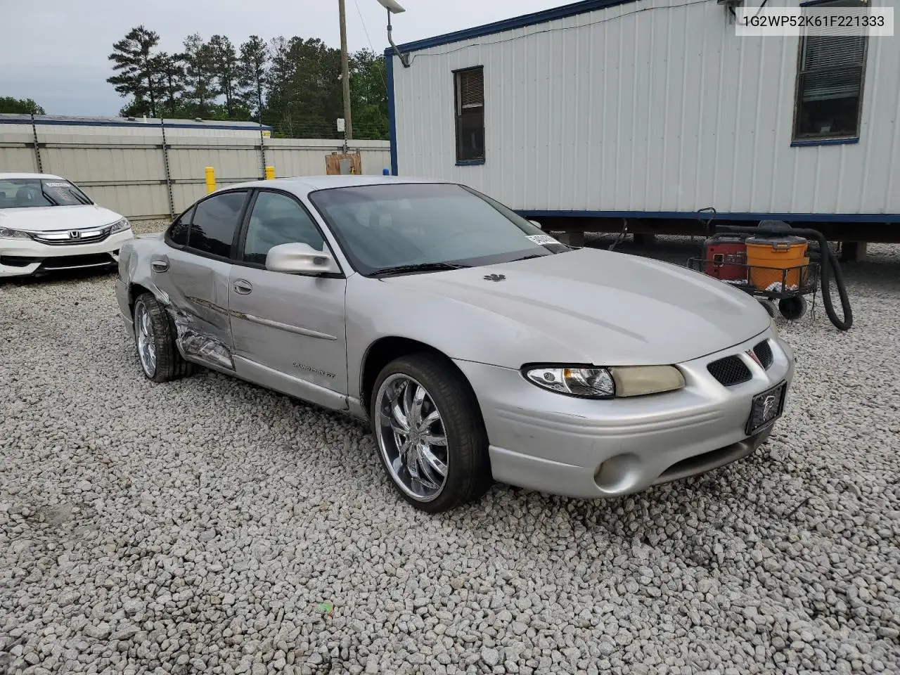 2001 Pontiac Grand Prix Gt VIN: 1G2WP52K61F221333 Lot: 54084395