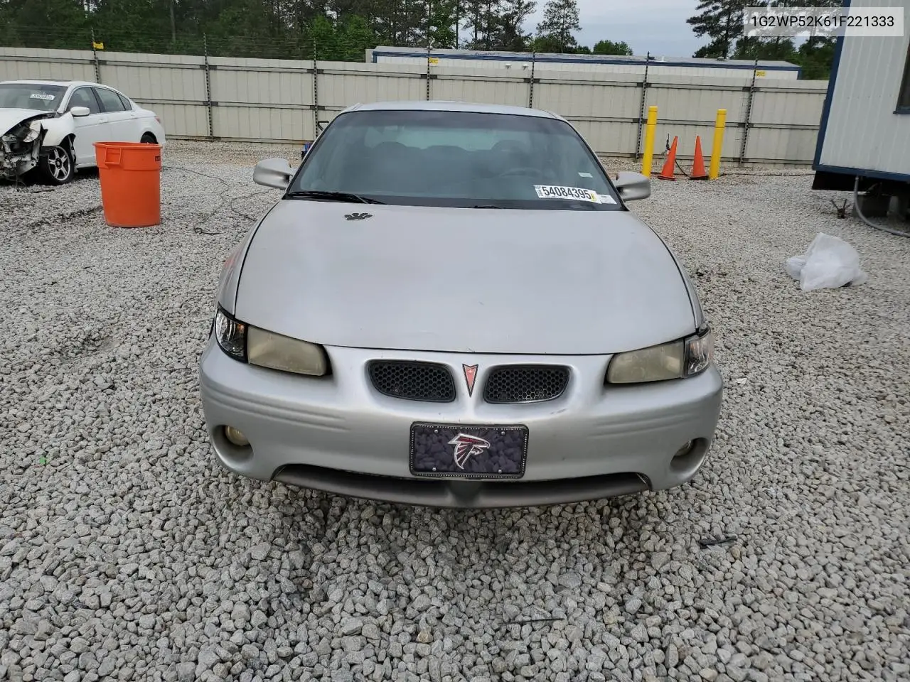 2001 Pontiac Grand Prix Gt VIN: 1G2WP52K61F221333 Lot: 54084395
