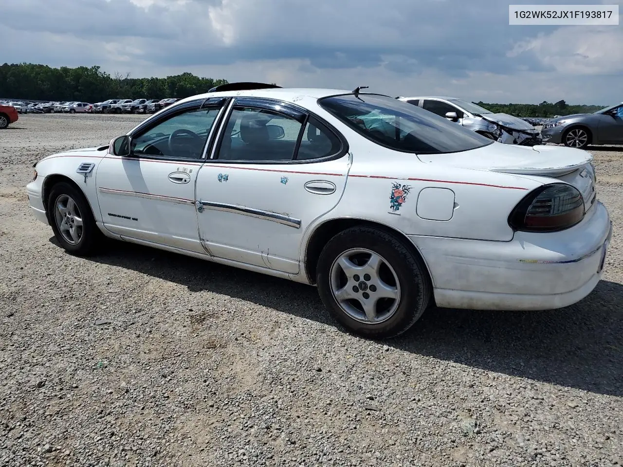 2001 Pontiac Grand Prix Se VIN: 1G2WK52JX1F193817 Lot: 56429055