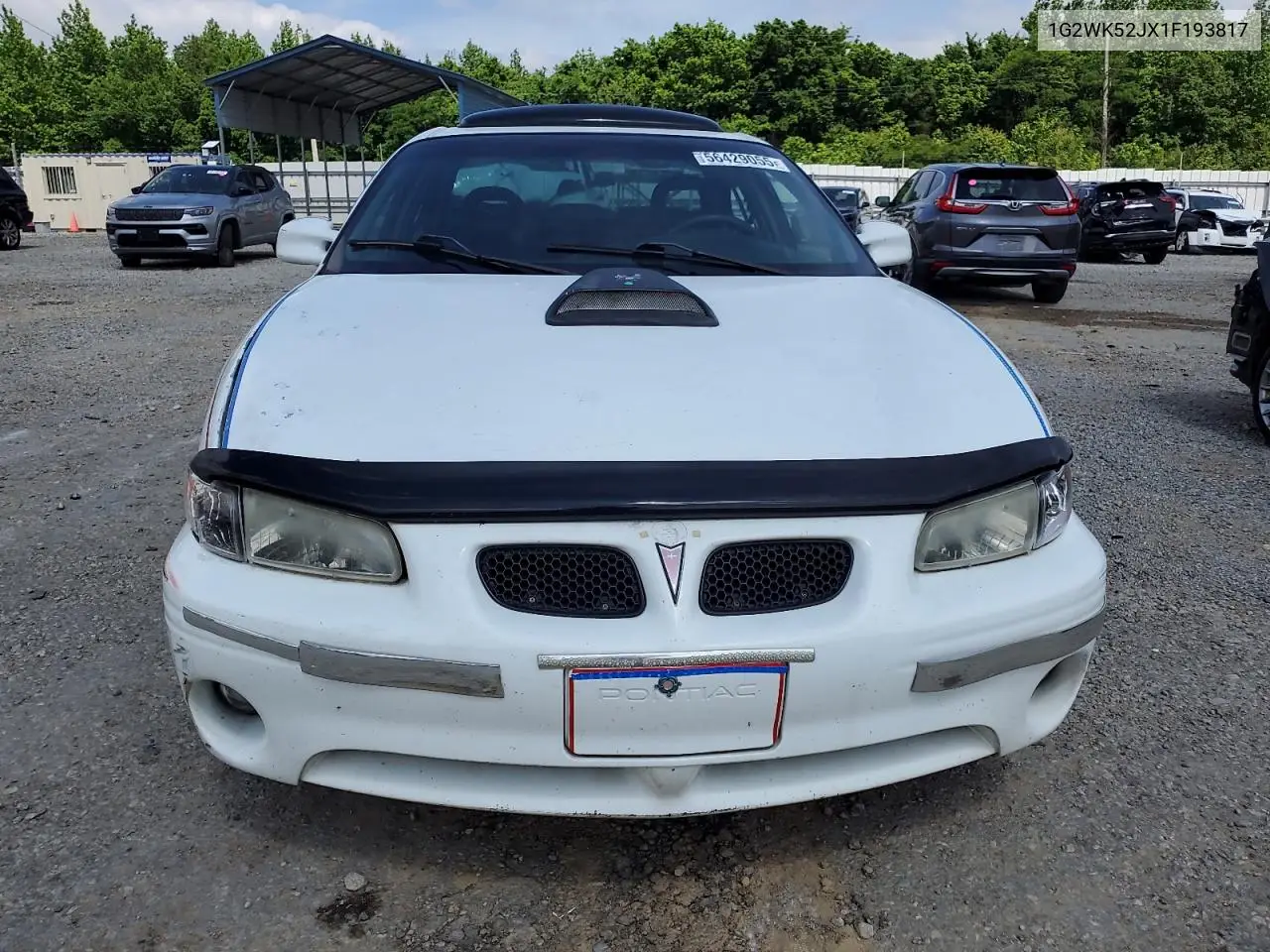 2001 Pontiac Grand Prix Se VIN: 1G2WK52JX1F193817 Lot: 56429055