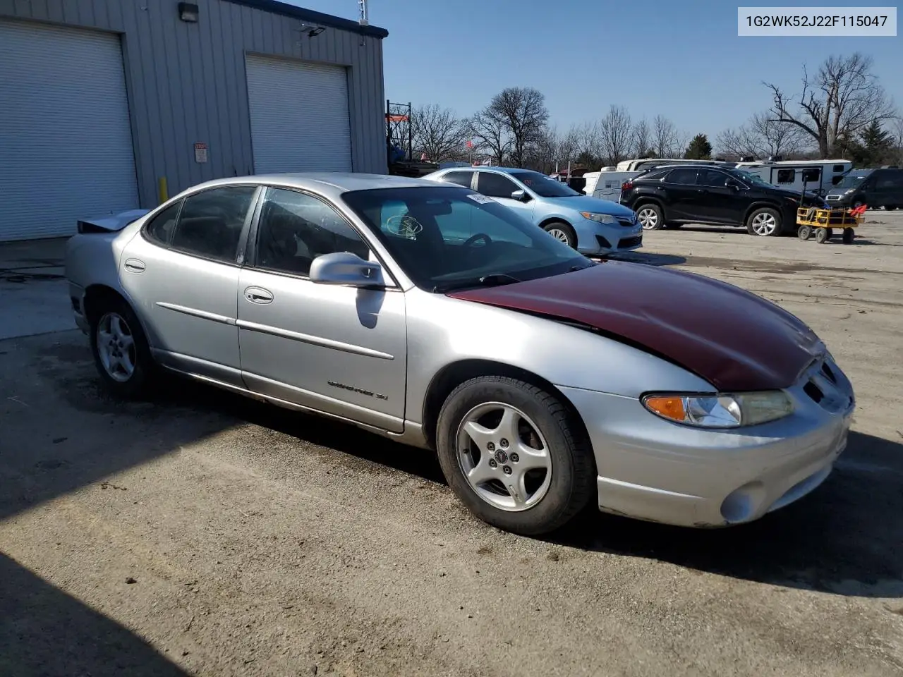 2002 Pontiac Grand Prix Se VIN: 1G2WK52J22F115047 Lot: 48944165