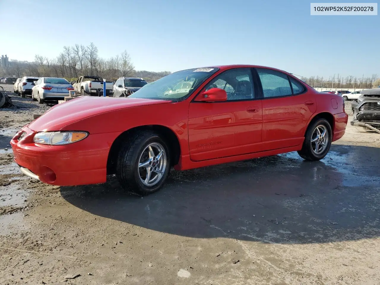 2002 Pontiac Grand Prix Gt VIN: 1G2WP52K52F200278 Lot: 49928595