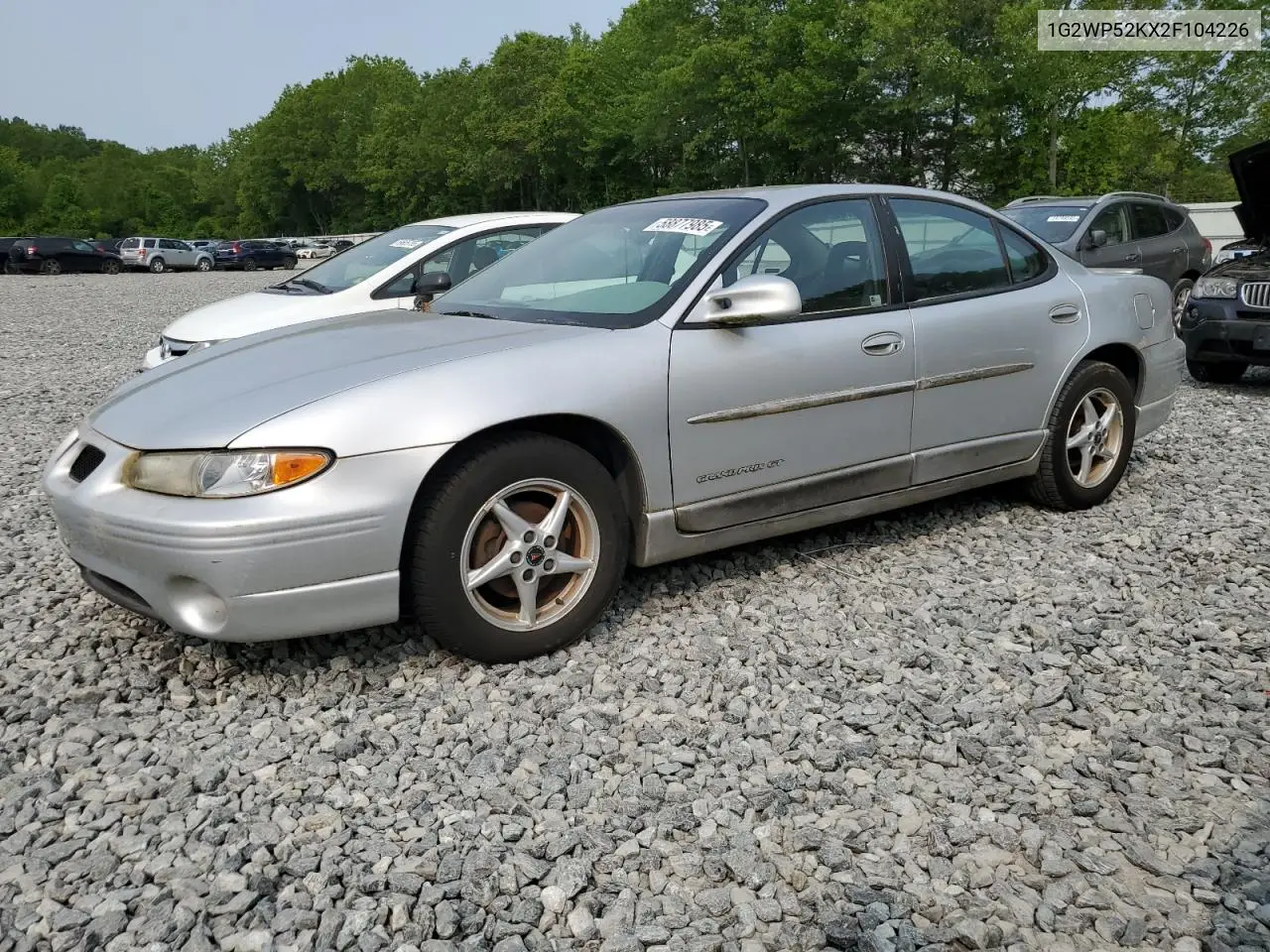 2002 Pontiac Grand Prix Gt VIN: 1G2WP52KX2F104226 Lot: 58877985