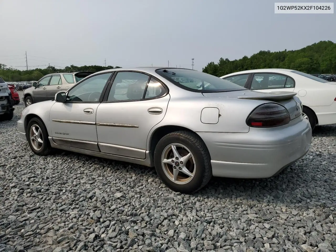 2002 Pontiac Grand Prix Gt VIN: 1G2WP52KX2F104226 Lot: 58877985