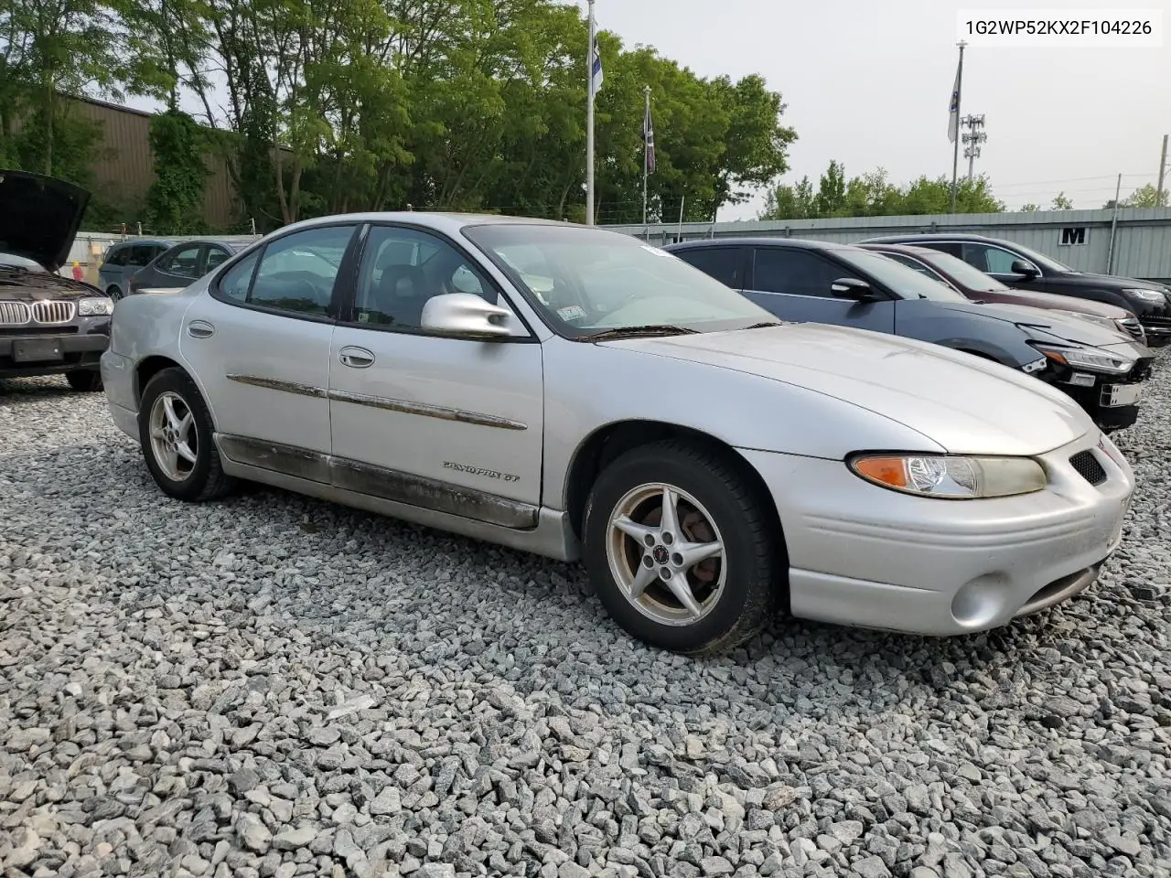 2002 Pontiac Grand Prix Gt VIN: 1G2WP52KX2F104226 Lot: 58877985
