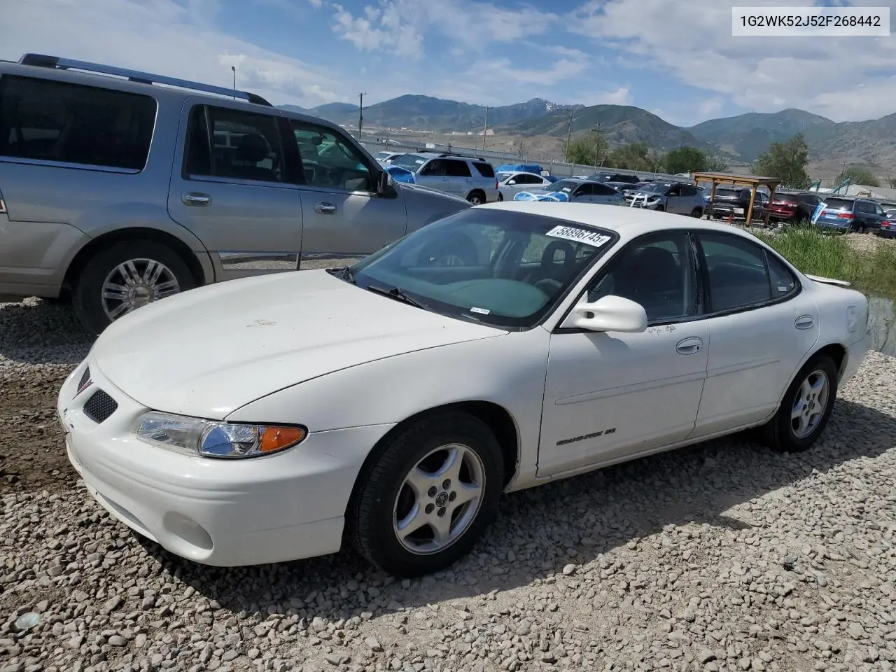 2002 Pontiac Grand Prix Se VIN: 1G2WK52J52F268442 Lot: 58896745