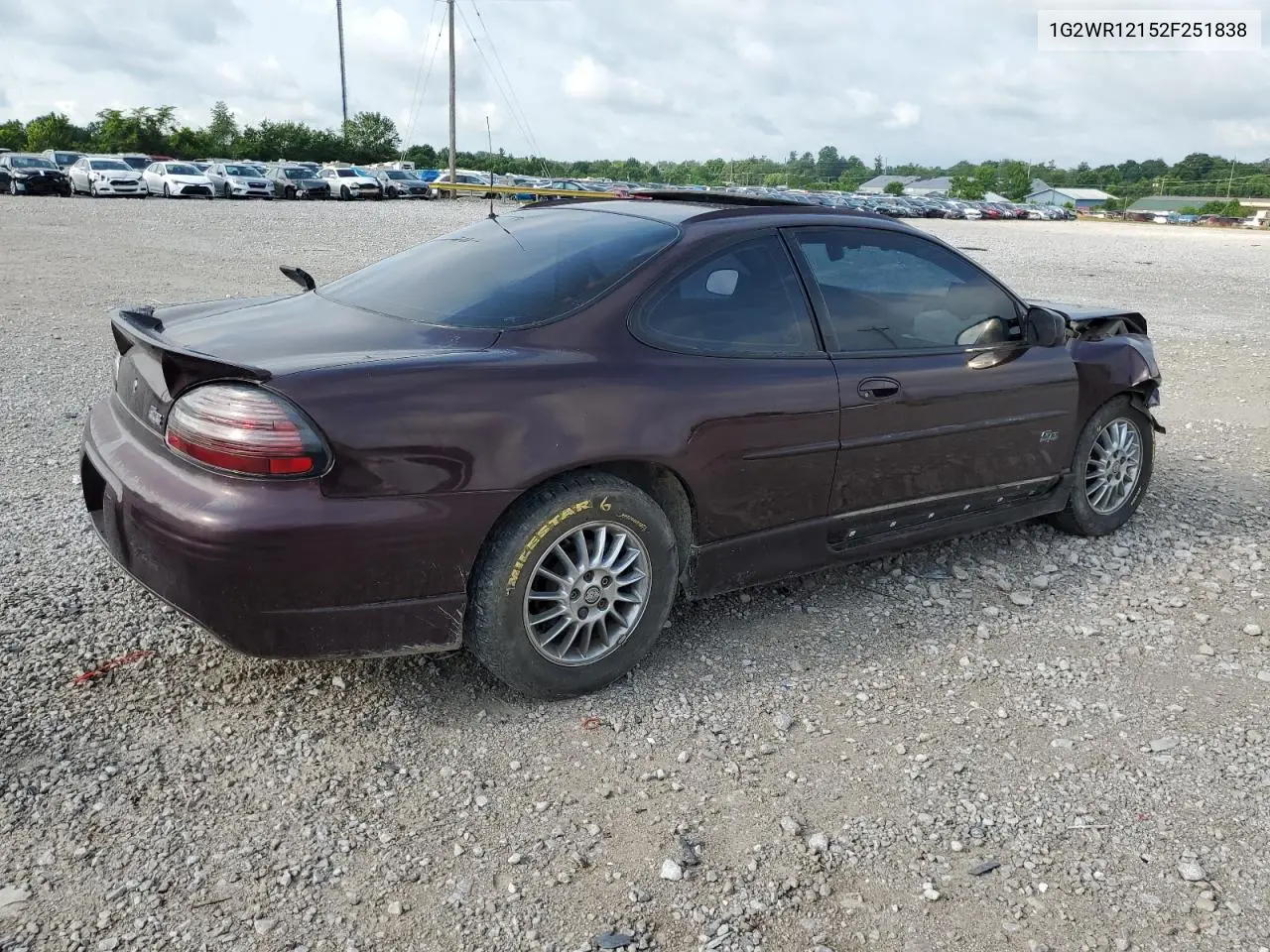 2002 Pontiac Grand Prix Gtp VIN: 1G2WR12152F251838 Lot: 60196315