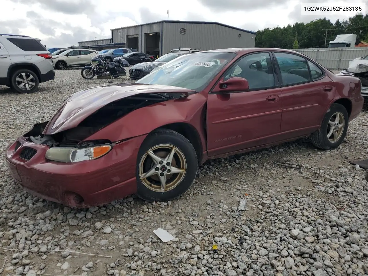 2002 Pontiac Grand Prix Se VIN: 1G2WK52J52F283135 Lot: 62375485