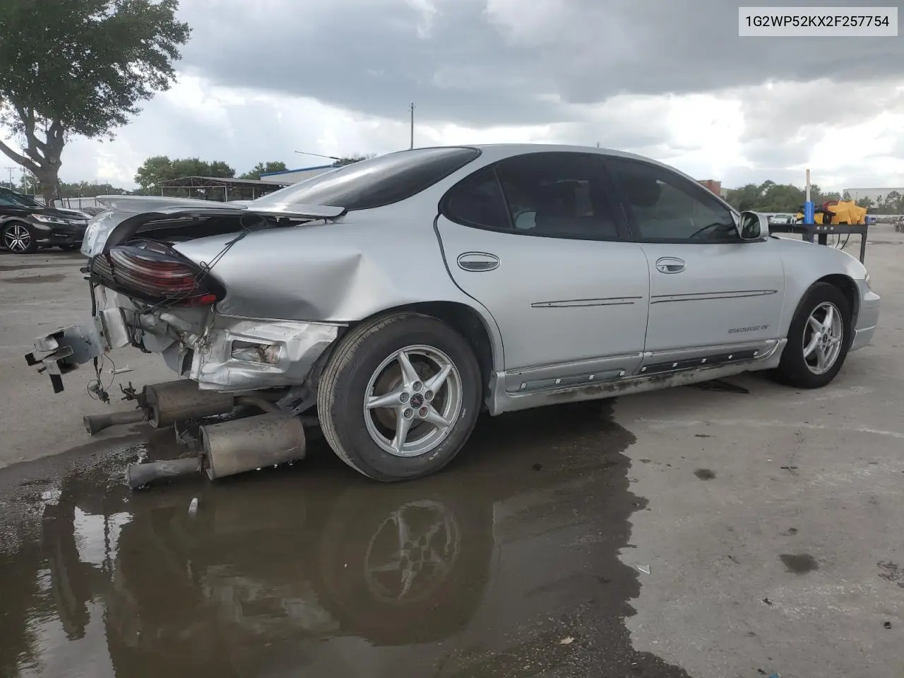 2002 Pontiac Grand Prix Gt VIN: 1G2WP52KX2F257754 Lot: 62646215