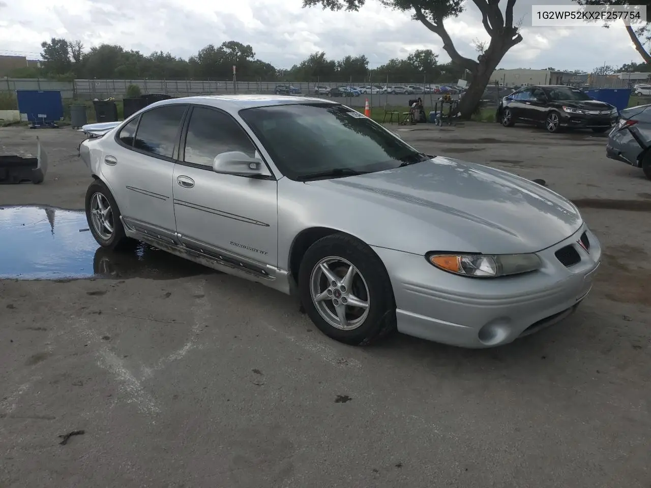 2002 Pontiac Grand Prix Gt VIN: 1G2WP52KX2F257754 Lot: 62646215