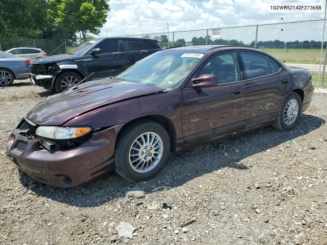 2002 Pontiac Grand Prix Gtp VIN: 1G2WR52142F273658 Lot: 62672385