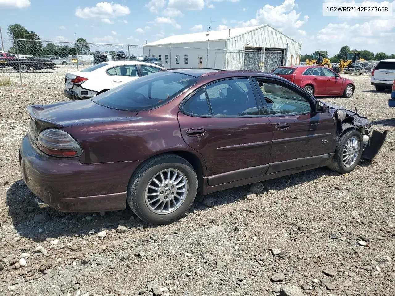 2002 Pontiac Grand Prix Gtp VIN: 1G2WR52142F273658 Lot: 62672385