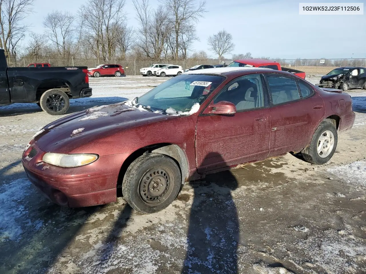 2003 Pontiac Grand Prix Se VIN: 1G2WK52J23F112506 Lot: 45169265
