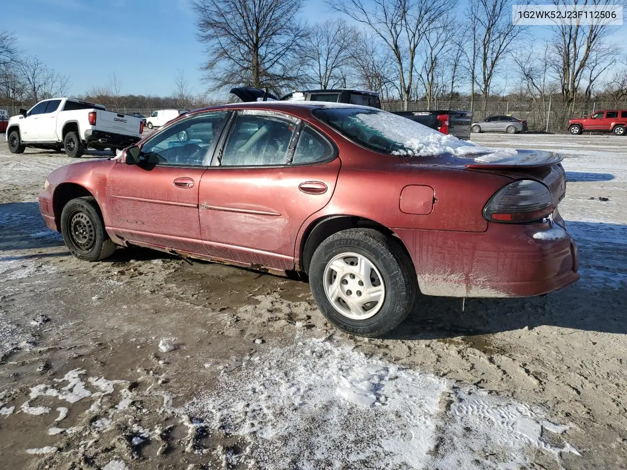2003 Pontiac Grand Prix Se VIN: 1G2WK52J23F112506 Lot: 45169265
