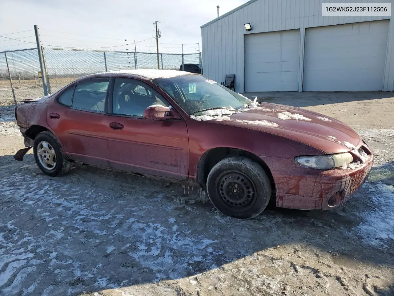 2003 Pontiac Grand Prix Se VIN: 1G2WK52J23F112506 Lot: 45169265