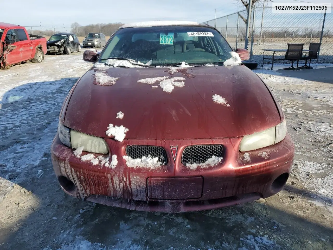 2003 Pontiac Grand Prix Se VIN: 1G2WK52J23F112506 Lot: 45169265
